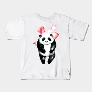 Panda as a gift Kids T-Shirt